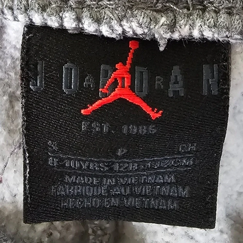 Jordan Jumpman‎ Sweatpants Grey Athletic Joggers Mens Size S Signature Right Hip